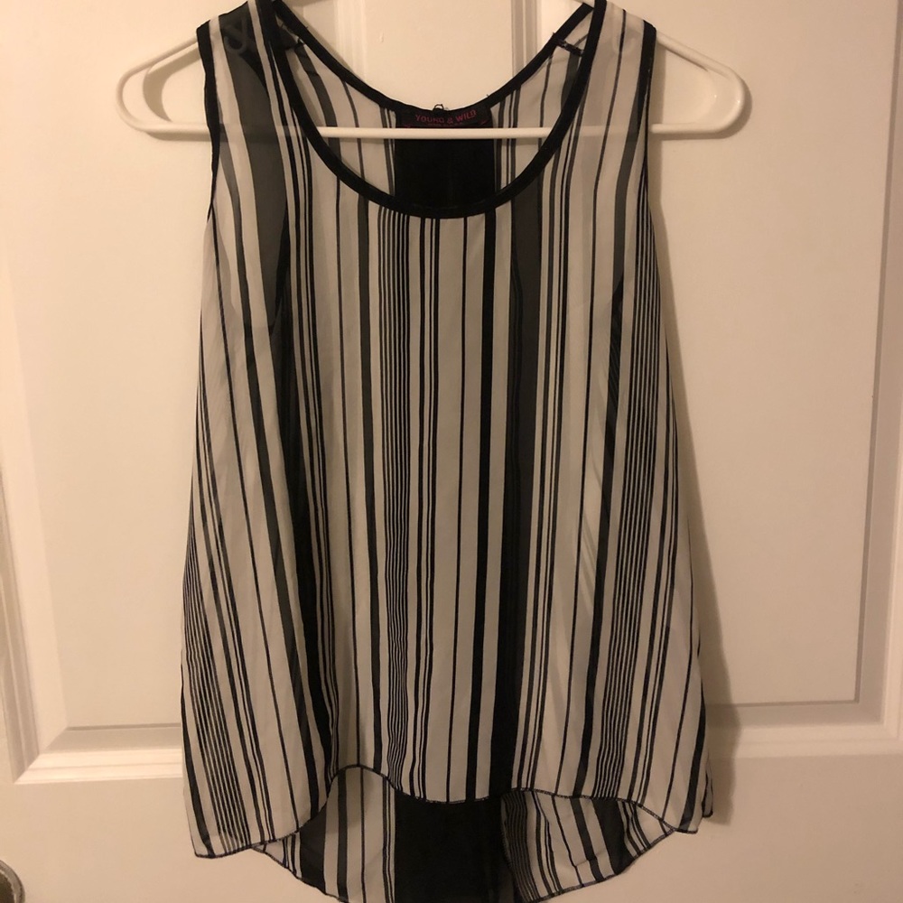 Flowy striped shirt 🌸